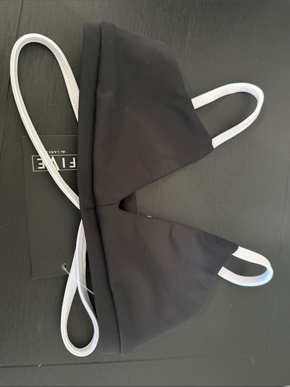 FIVE the label The Moment Bra Kids Dance/Cheer  Top - Black/White New
